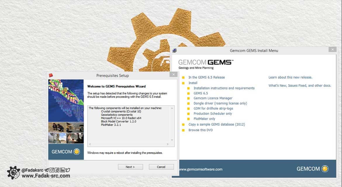 آشنایی و آموزش نصب نرم افزار Geovia GEMS 6.5